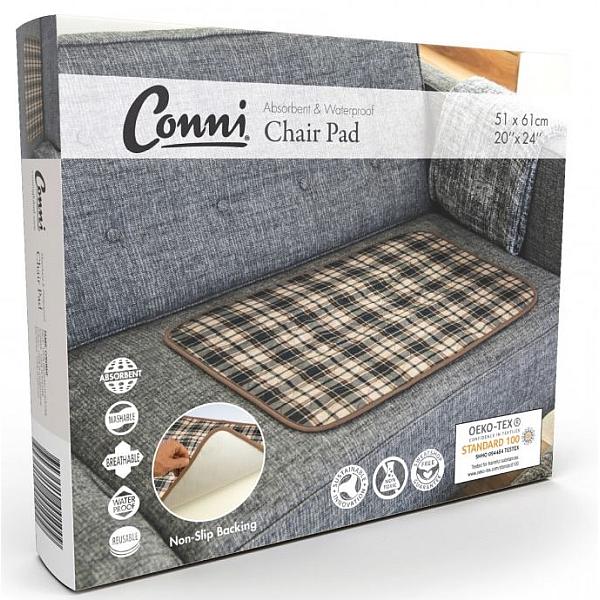 CHAIR PAD CONNI TARTAN 51 X61CM  BREATHABLE