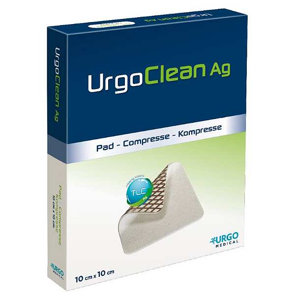 URGOCLEAN AG 10X10CM DRESSING PAD (10)