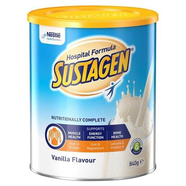 SUSTAGEN HOSPITAL ACTIVE FORMULA VANILLA  840G