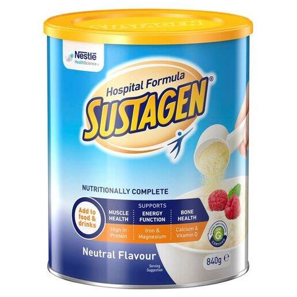 SUSTAGEN HOSPITAL ACTIVE FORMULA NEUTRAL 840G