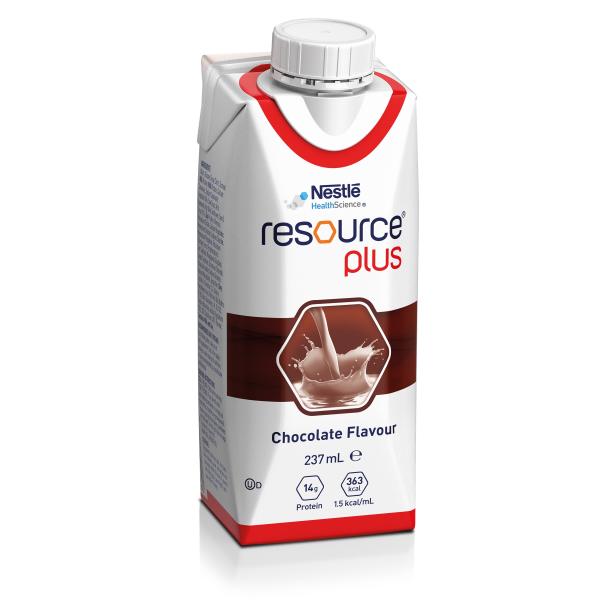 RESOURCE PLUS CHOCOLATE 237ML PROTEIN DRINK