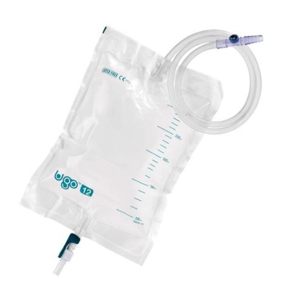 BAG URINE DRAINAGE UGO12 2L 90CM FLIP TAP ST.(10)