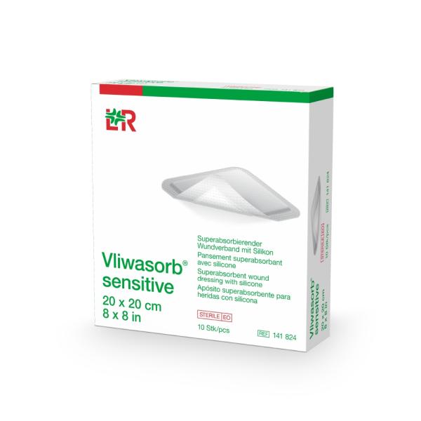 VLIWASORB PRO SENSITIVE SA DRESSING 20X20CM (10)