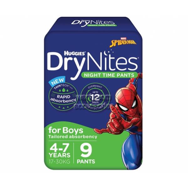 HUGGIES DRYNITES PANTS BOY 17-30KG (3X9)