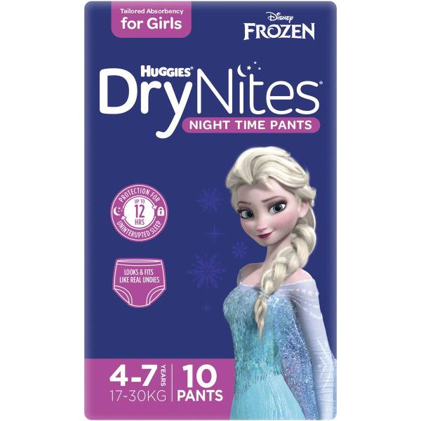 HUGGIES DRYNITES PANTS GIRL 17-30KG (3X9)