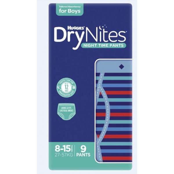 HUGGIES DRYNITES PANTS BOY 27-57KG (3X8)