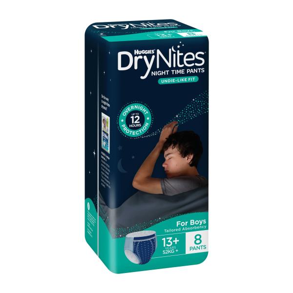 HUGGIES DRYNITES PANTS BOYS 13+ X-LARGE (8X3)