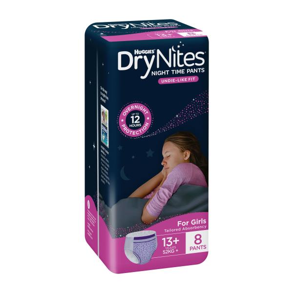 HUGGIES DRYNITES PANTS GIRL 13+ X-LARGE (8X3)