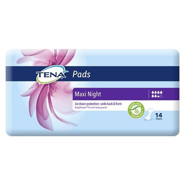 TENA PADS MAXI NIGHT (14/PK X 3PK)