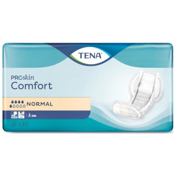 TENA COMFORT NORMAL PAD 720ML 5 DROP (20PKX4)