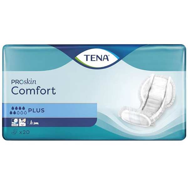 TENA COMFORT PLUS PAD 1120ML 6 DROP(20/PKX4PK)   