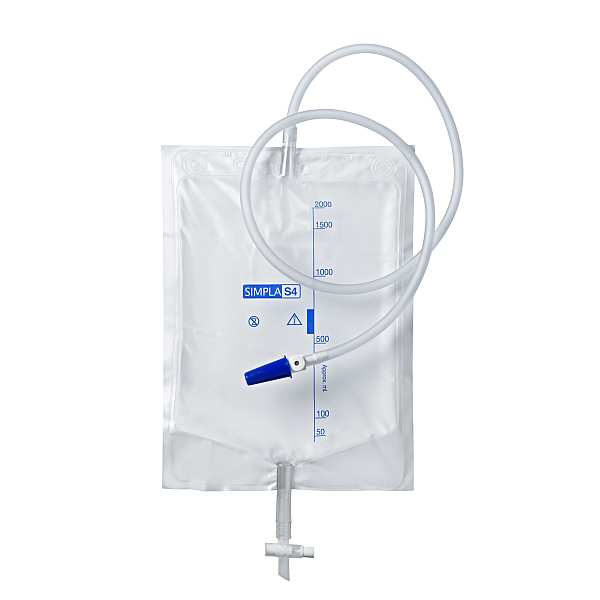 BAG URINE DRAINAGE S4 SIMPLA 2000ML 1.2M TB(10