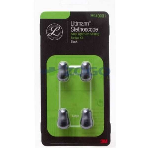 STETHOSCOPE EARTIPS SOFT LITTMAN SNAP ON SML&LGE