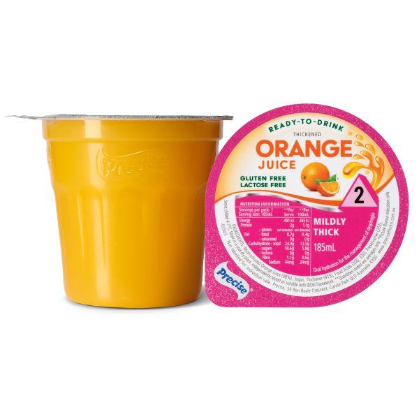 PRECISE THICK JUICE ORANGE LEVEL 2 185ML(12)