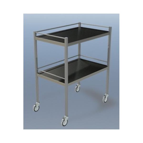 TROLLEY DRESSING S/S 2 SHELF 50X50X100 4HC