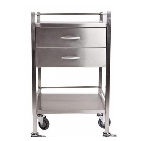 TROLLEY INSTRUMENT S/S 2 DRAWER 50X50X100 4HC