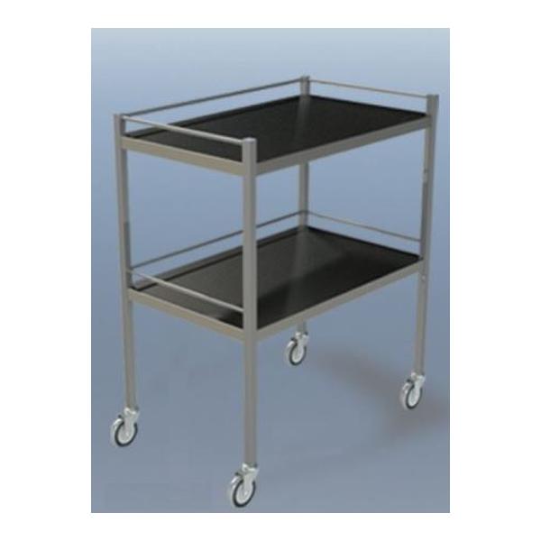 TROLLEY DRESSING S/S 2 SHELVES 80X50X100 4HC     