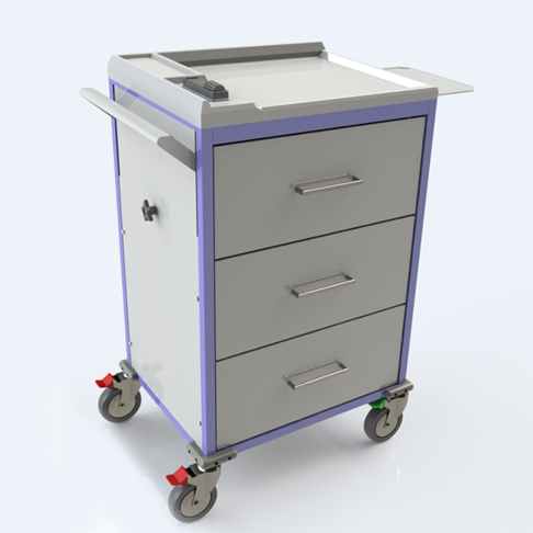 MEDICATION CART 3 DRAWER WEBSTER                 