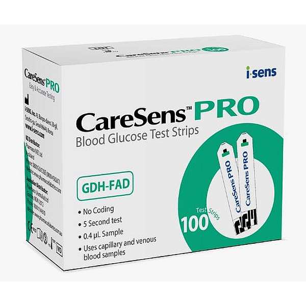 CARESENS PRO TEST STRIP (50X2)