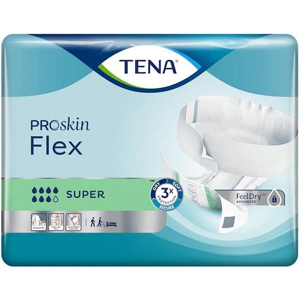 TENA FLEX SUPER MEDIUM PK 30/3 CT 1314ml