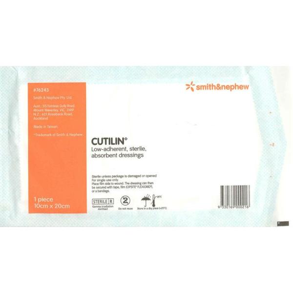 CUTILIN DRESSING 10X20CM PACK OF 100 STERILE     