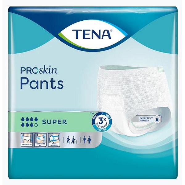 TENA PANTS SUPER X-LARGE PK 12/4 CT