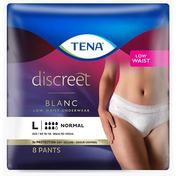 TENA WOMEN DISCREET PANTS LARGE PK 8/3 CT