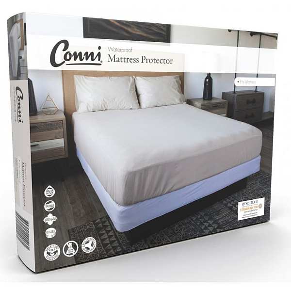 MATTRESS PROTECTOR CONNI W/PROOF FITTED KING