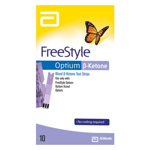 BSL KETONE TEST STRIPS OPTIUM PACK OF 10