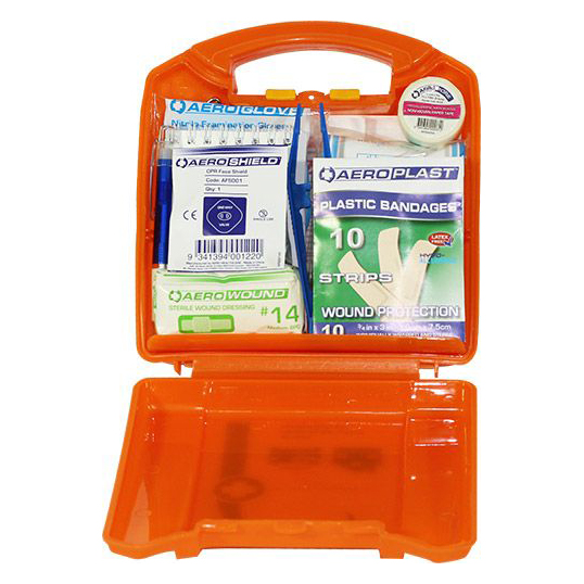 FIRST AID KIT VEHICLE 34 PIECE HARD CASE