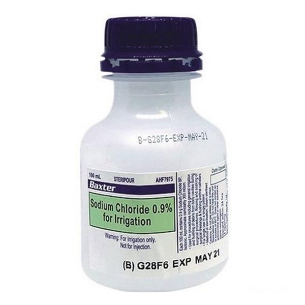 SODIUM CHLORIDE 0.9% 100ML IRRIG POUR BOTTLE