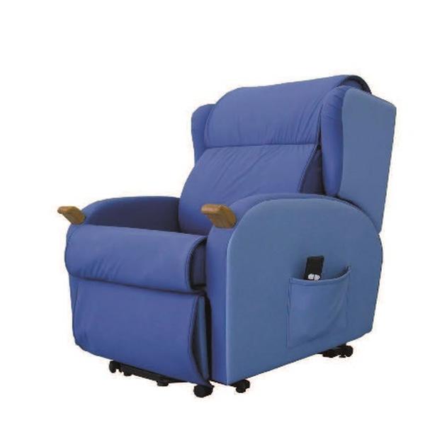 LIFT AND RECLINE CHAIR AIRLIFT BLUE .