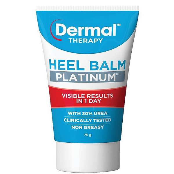 DERMAL THERAPY HEEL BALM PLATINUM 30% 75G