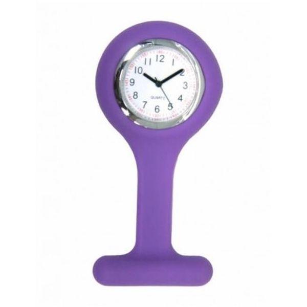 NURSES FOB WATCH PURPLE SILICONE LIBERTY