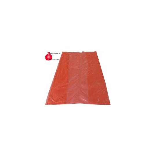 BAG SOLUBLE SEAM 720 X 990MM RED (200)