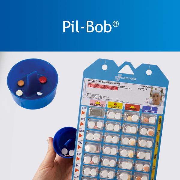 PIL-BOB PILL DISPENSER WEBSTERCARE